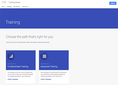 Google for Education Training Center